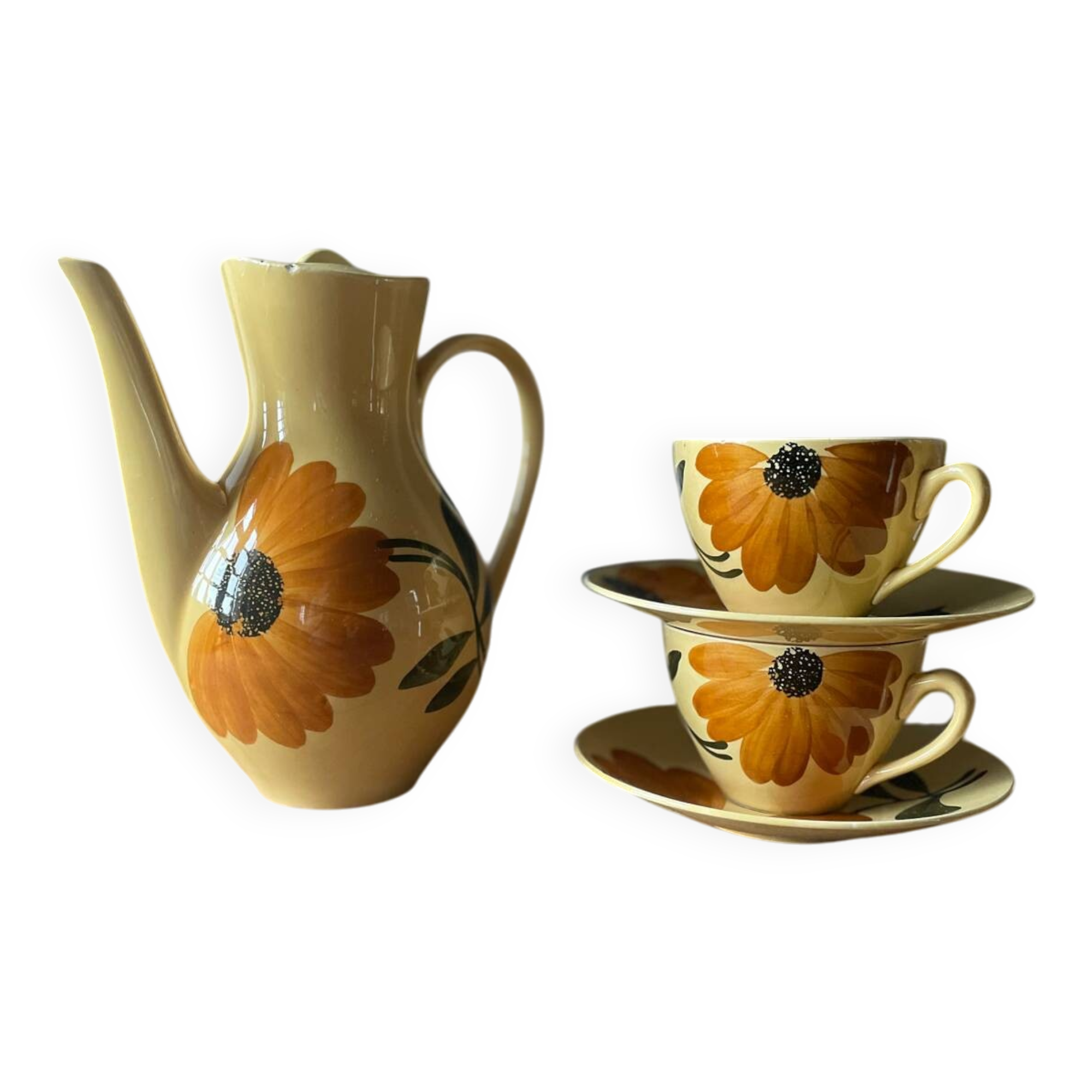 Vintage Gien coffee service
