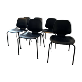 Set of 6 dining chairs form black normann copenhagen