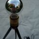 Industrial style tripod lamp old 1930s tripod