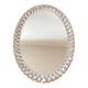 Miroir à fleurs vintage avec éclairage Emil Stejnar Rupert Nikoll