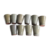 Série de 10 tasses