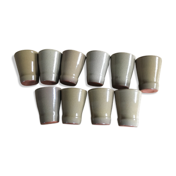 Série de 10 tasses