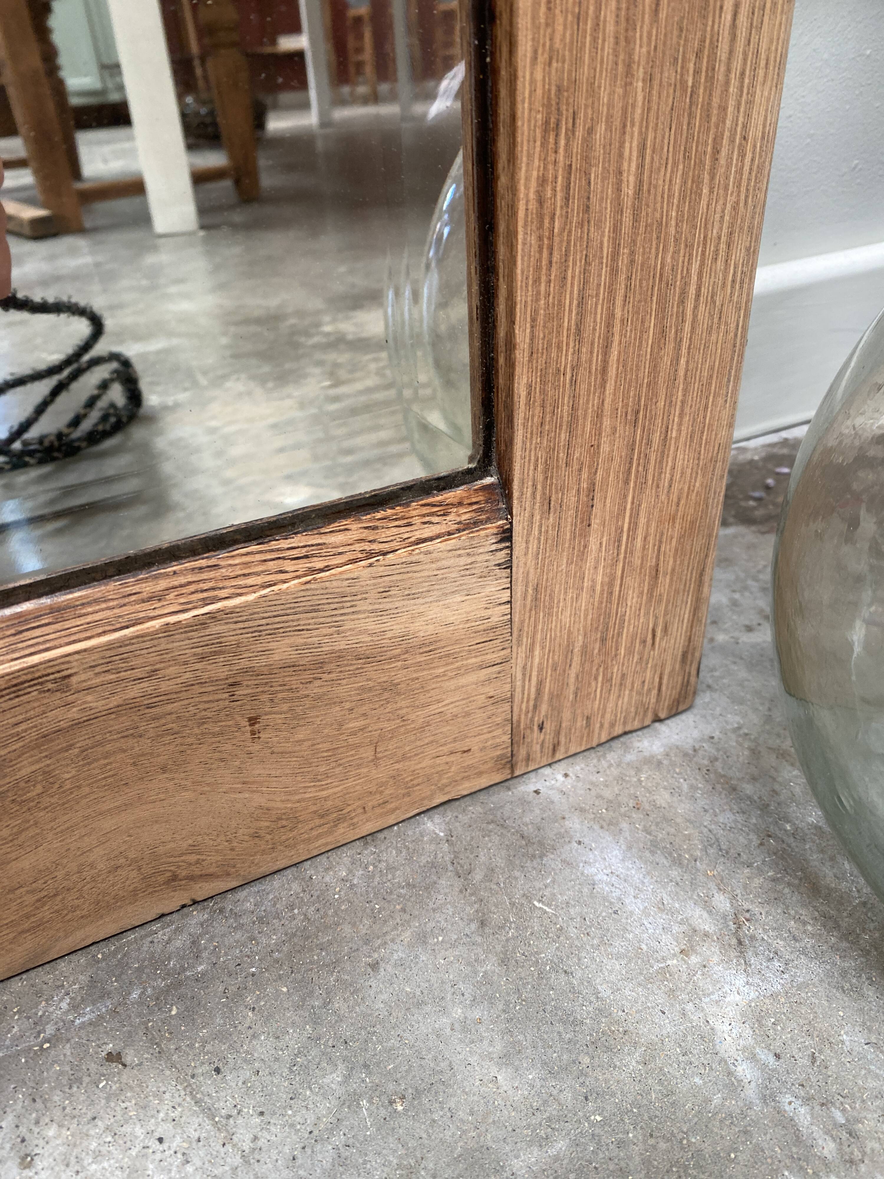 Miroir en pied en chêne