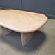 Vintage Italian travertine coffee table, 1970s