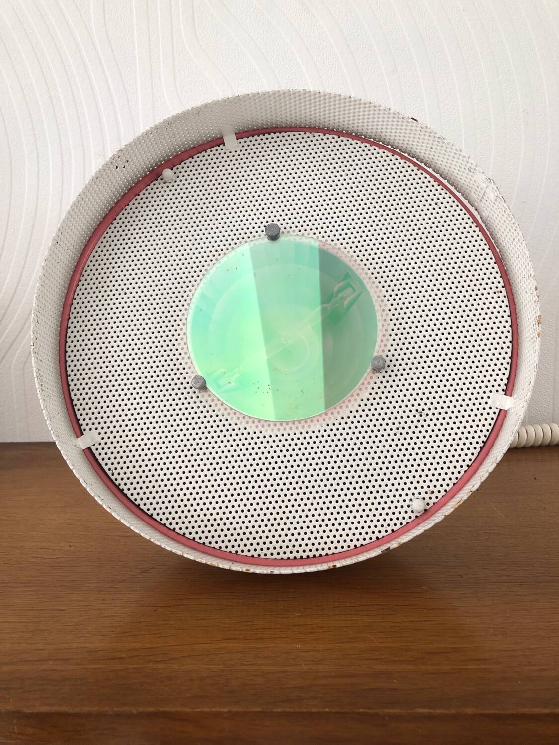 Vintage pink Cubi Spot industrial pendant light