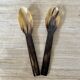 Horn salad servers
