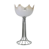 Lampe "space age". réflecteur verre, piètement en métal. Circa 1970