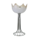 Lamp "space age". glass reflector, metal base. Circa 1970