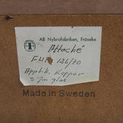 Scandinavian pine mirror, 126x70cm, Fröseke, Nybrofabriken, Sweden, 1960