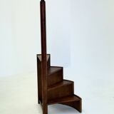Vintage teak mid century library stairs