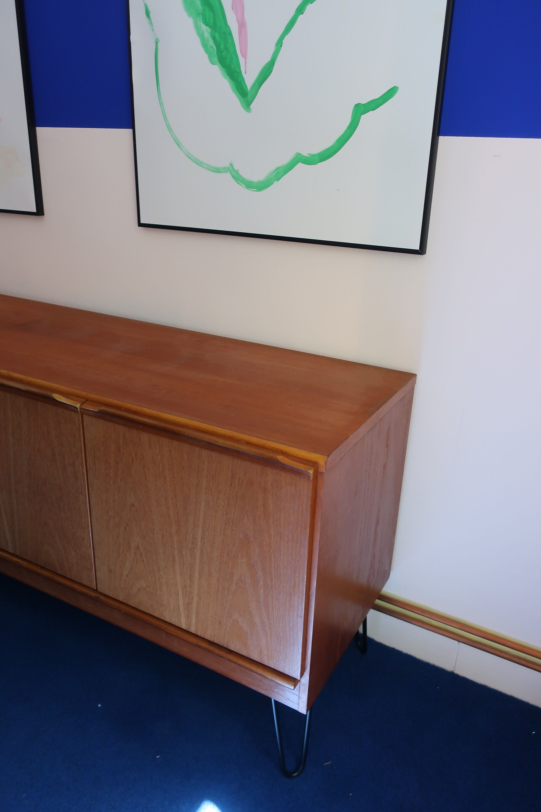 Teak sideboard from the 60s/70s pins