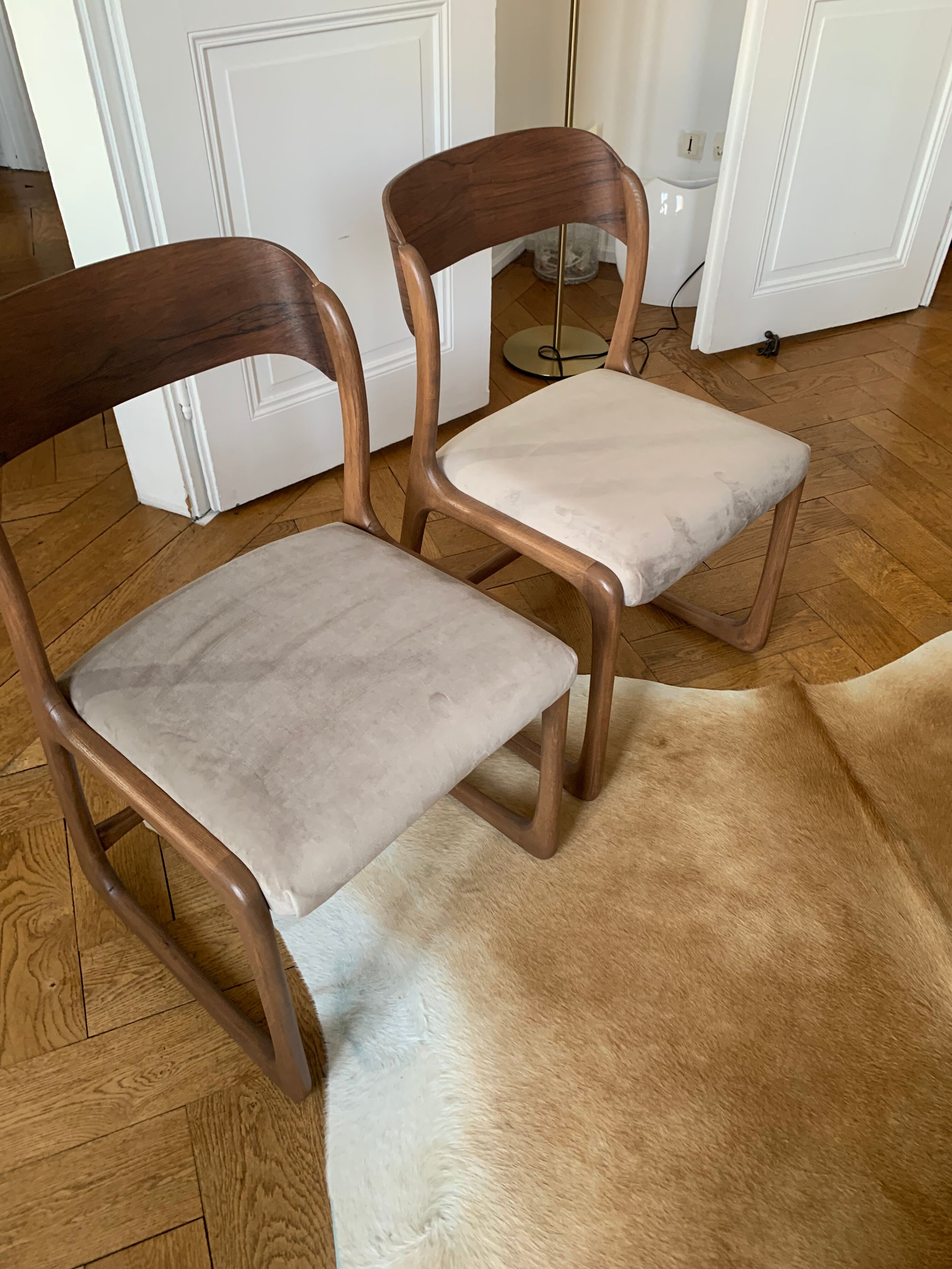 Baumann sleigh chairs