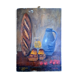 Tableau ancien nature morte