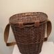 Panier porte bouteille de vins en osier