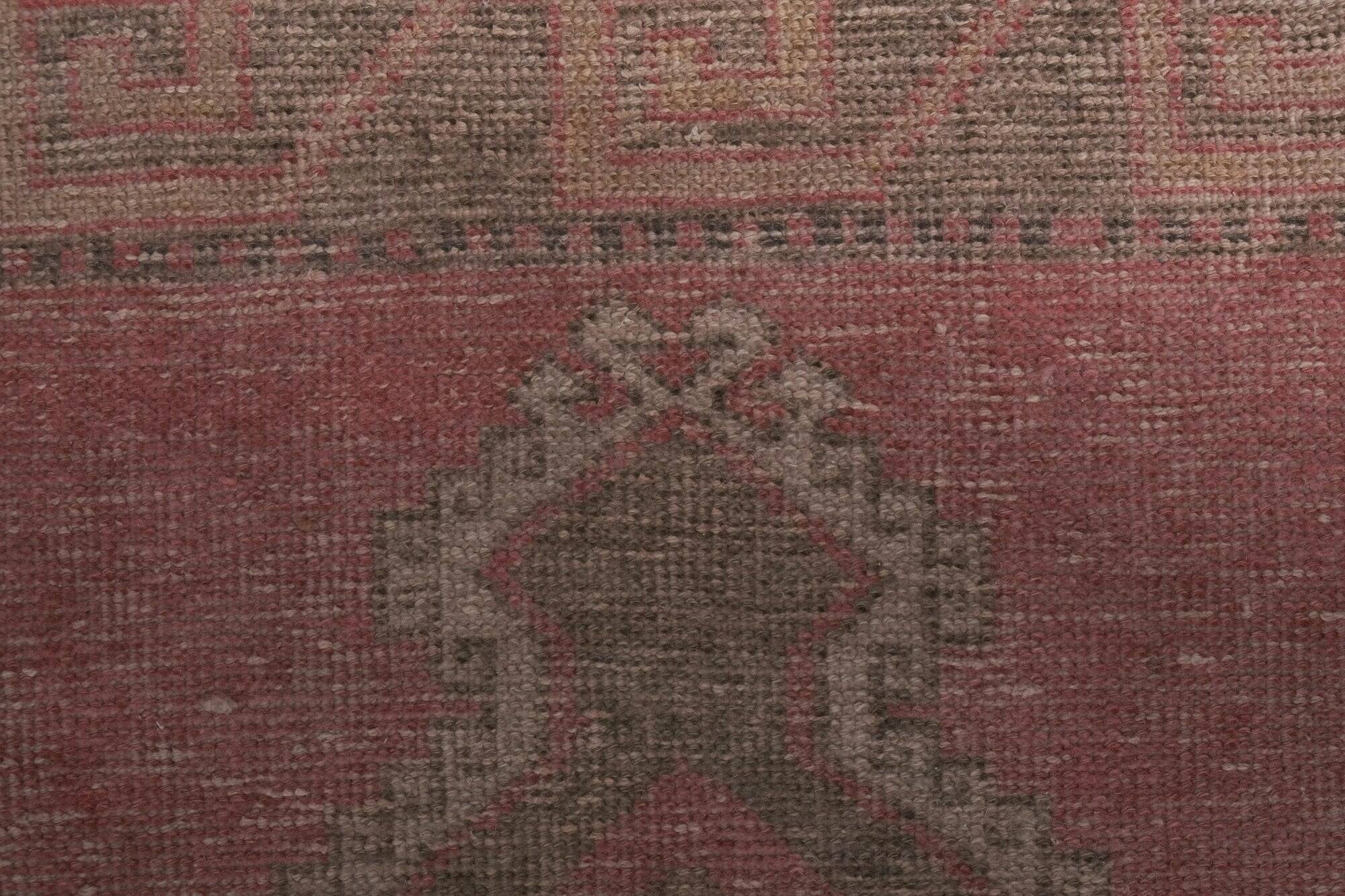 Vintage Turkish hallway rug 91x723 cm