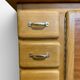 Art Deco sideboard in oak and mahogany veneer, 1940s.