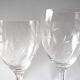 Lot de 6 verres ciselés