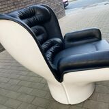 Joe Colombo Elda design armchair, Longhi edition