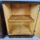 1940 Art Decò nightstands in walnut with door and shelf