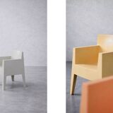 Set of 4 Vintage Mid-Century Modern Atlantide Collection Toy Plastic Chairs