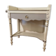 Desserte ou petit bureau beige et taupe