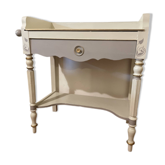 Trolley or small beige and taupe desk