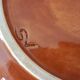 Enamelled ceramic plate signed Jean Lurçat, Sant Vicens, 50s