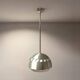 Grande suspension Space Age avec abat-jour en métal et ABS, années 1970