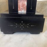 Old pair of marble vase bookends.