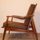 Fauteuil scandinave en teck vers 1960