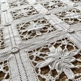 White crochet blanket 160X170