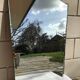 Bevelled mirror trapeze two waves at the top