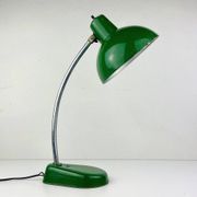 Industrial green metal desk lamp by A. Perazzone Torino, Italy, 1960s.