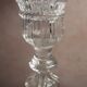 Old push-up in moulded thick glass
