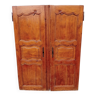 Pair of solid oak doors