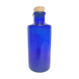 Blue glass bottle