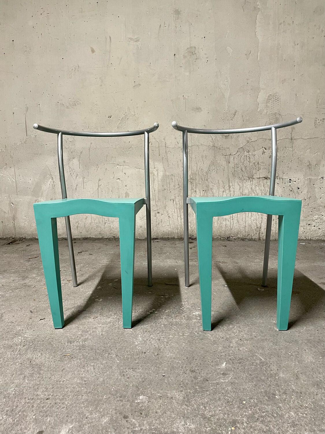 Pair of Dr. Glob chair by Starck for kartell in the 1990s