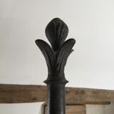 Wrought iron canopy bed