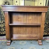 Art deco period console in restored oak