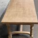 Extendable farmhouse dining table, renovated in raw wood, 270cm