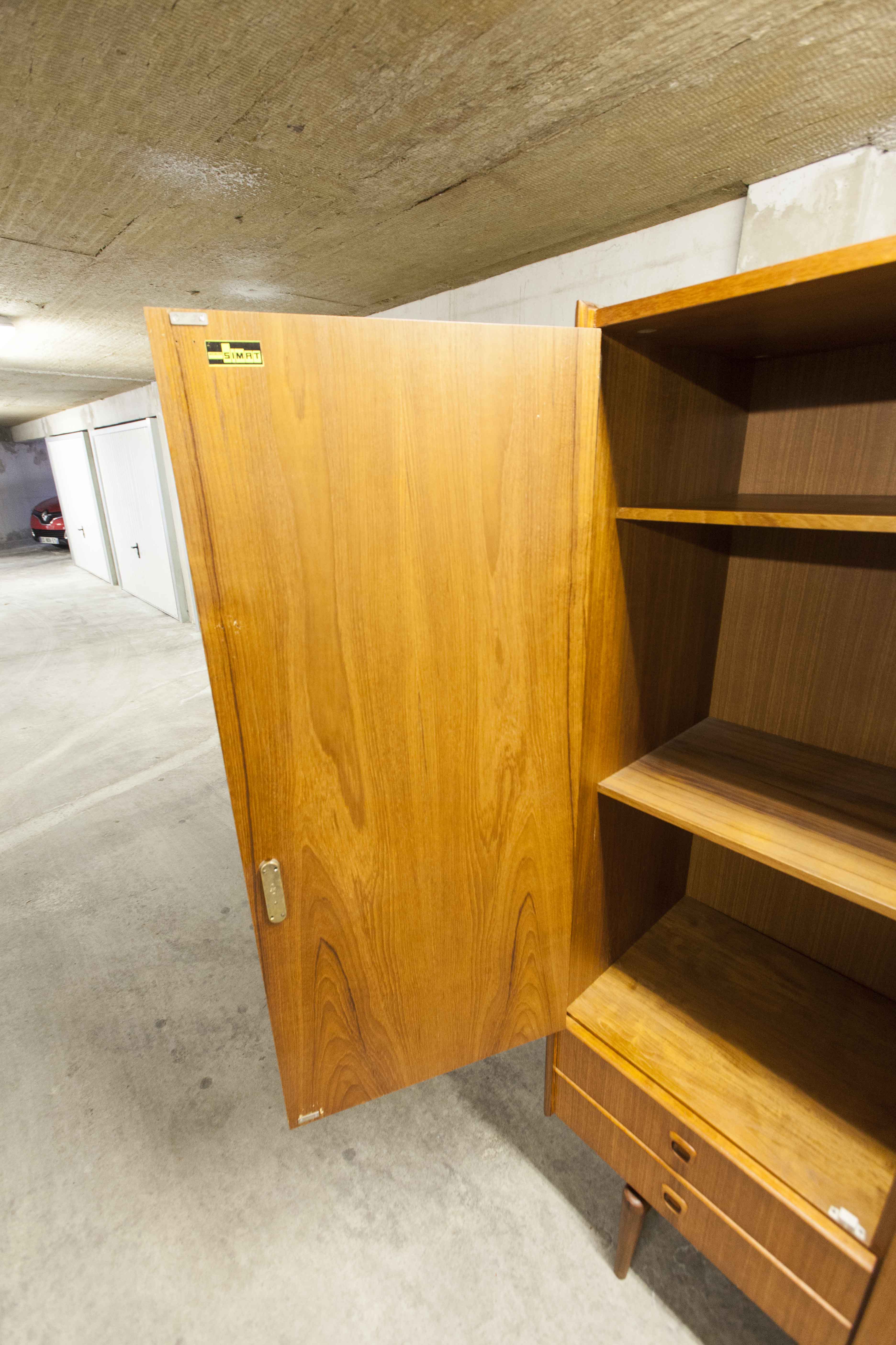 Armoire teck des années 60 Simat Meubles