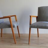 Pair of armchairs bridge 60's