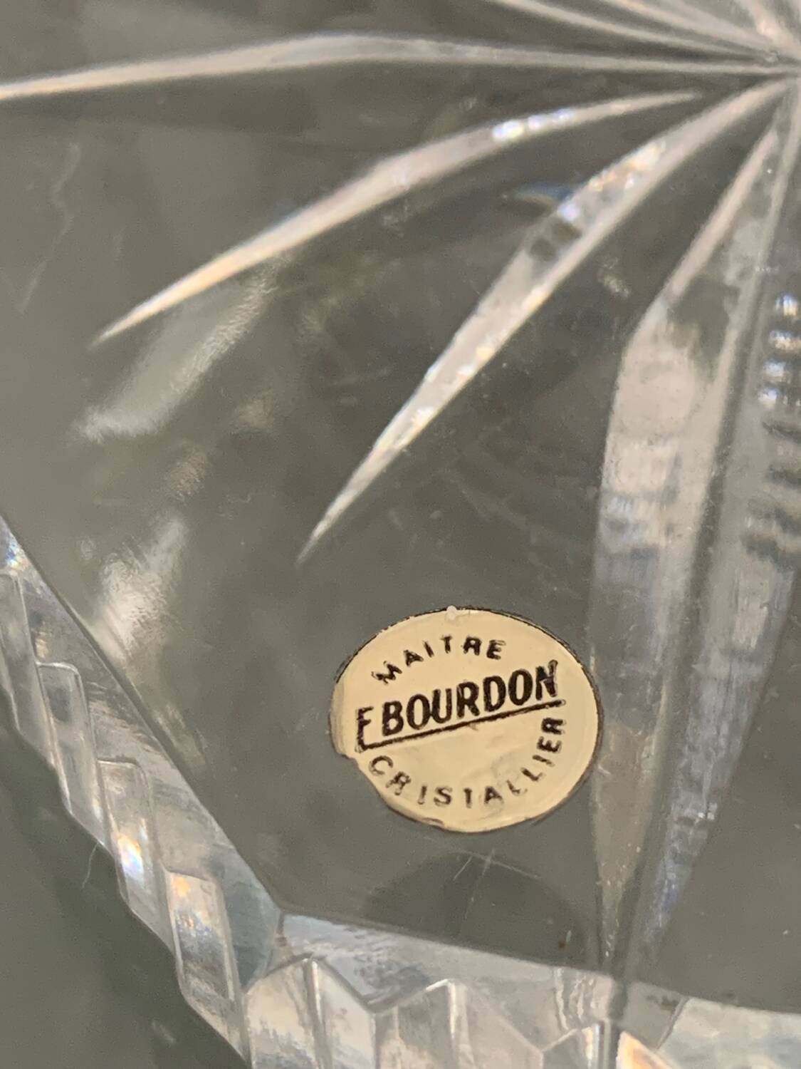 Crystal candy dish
