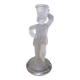 Art Deco Glass Candle Holder