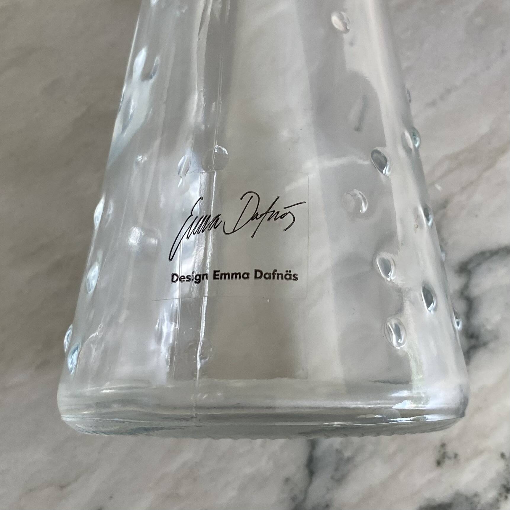 2 vases soliflores en verre