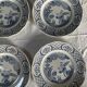 6 large Old Chelsea Furnivals dinner plates