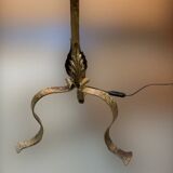 Lámpara de pie de hierro forjado, años 60