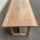 18th century farmhouse dining table renovated in solid oak 200cm