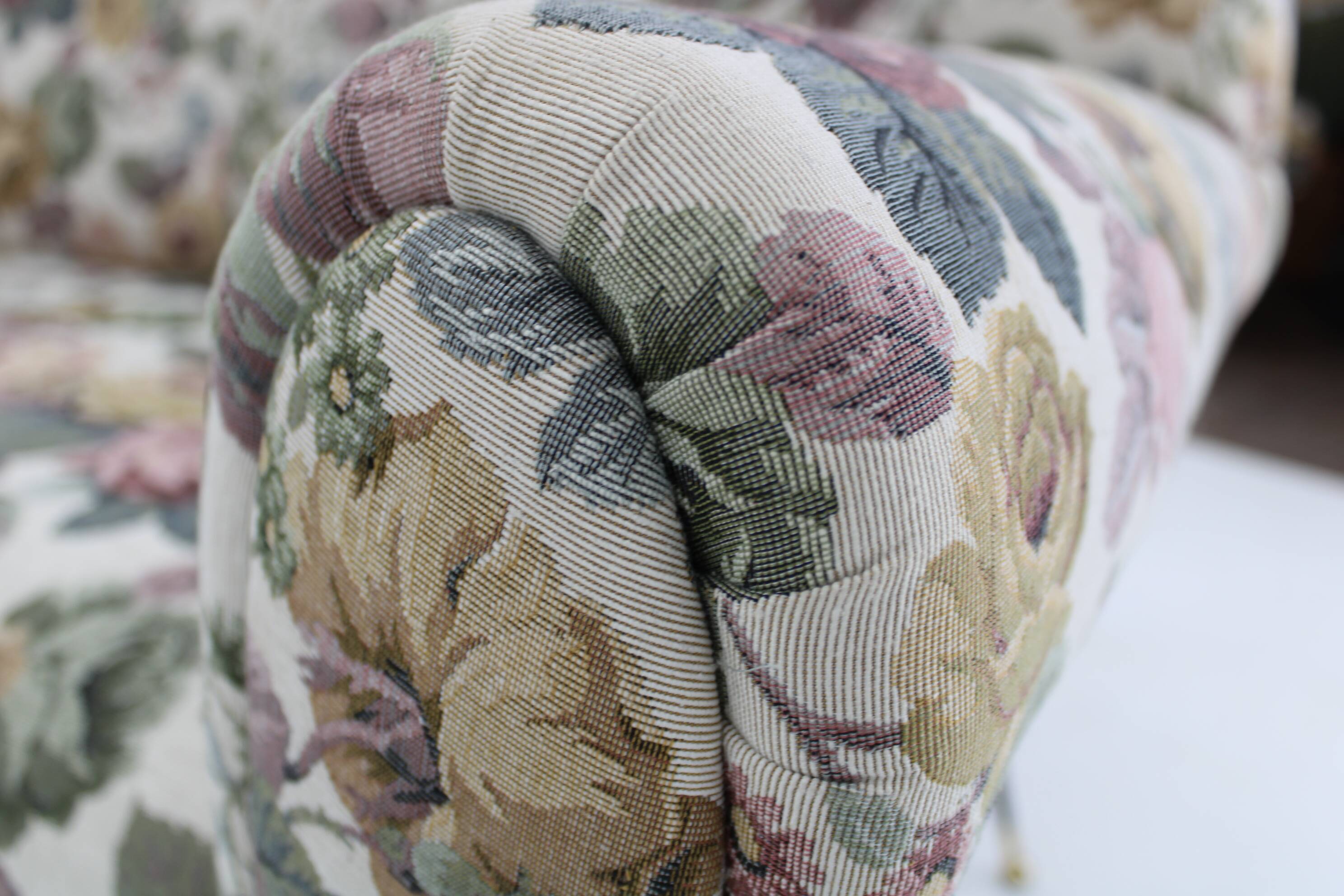 1950s Italian Curved "Banana" 3-Seater Sofa