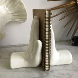Bookends in earthenware 1980's